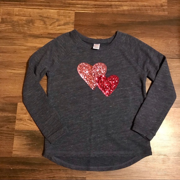 M S 10-12 5-6 NWT Gymboree Girl Pullover Hearts//Valentine Sweatshirt L 7-8